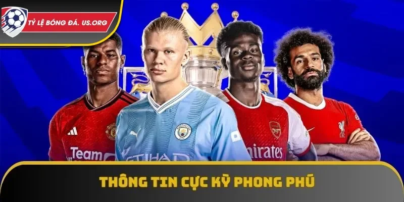 Thông tin kết quả bóng đá cực kỳ phong phú